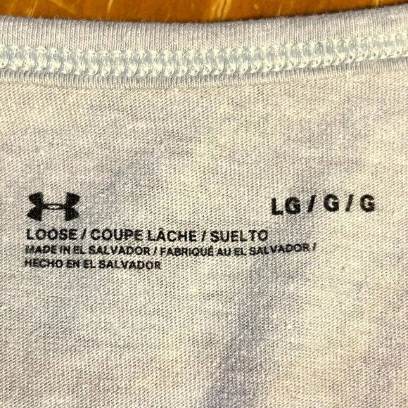 Under Armour Loose Fit Heather Grey Tank Top SZ Large - Picture 2 of 4